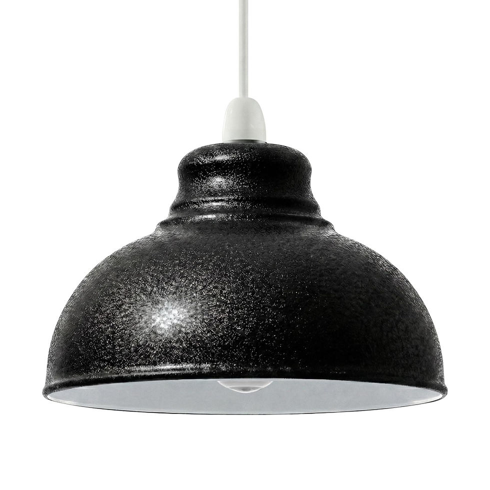 Thumbnail: 29cm Hammered Metal Lampshade ~6541