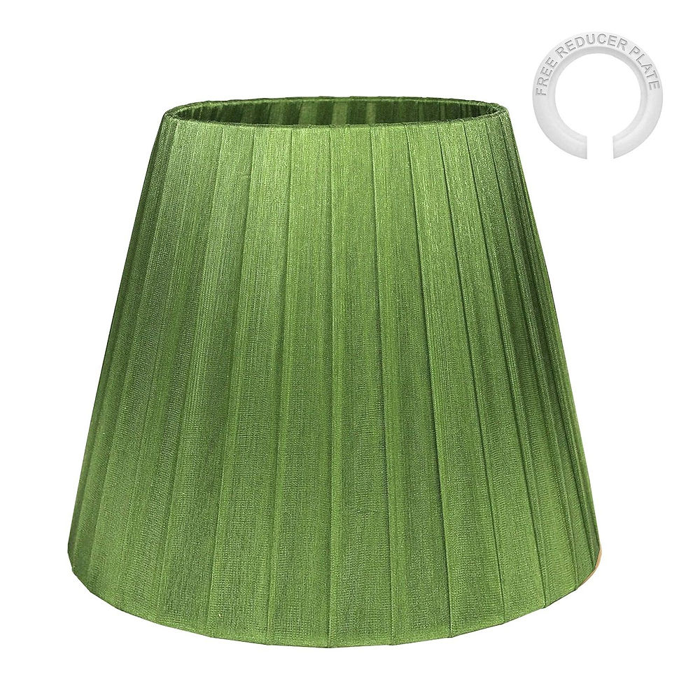 Thumbnail: Modern Fabric Coolie Light Table Lampshade ~ 5491