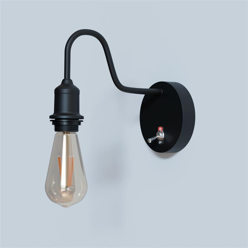 Thumbnail: Modern ON/OFF Toggle Switch Ceiling Rose Wall Sconce and Light Fixture~5890