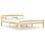 Thumbnail: vidaXL Bed Frame Solid Pinewood 160x200 cm