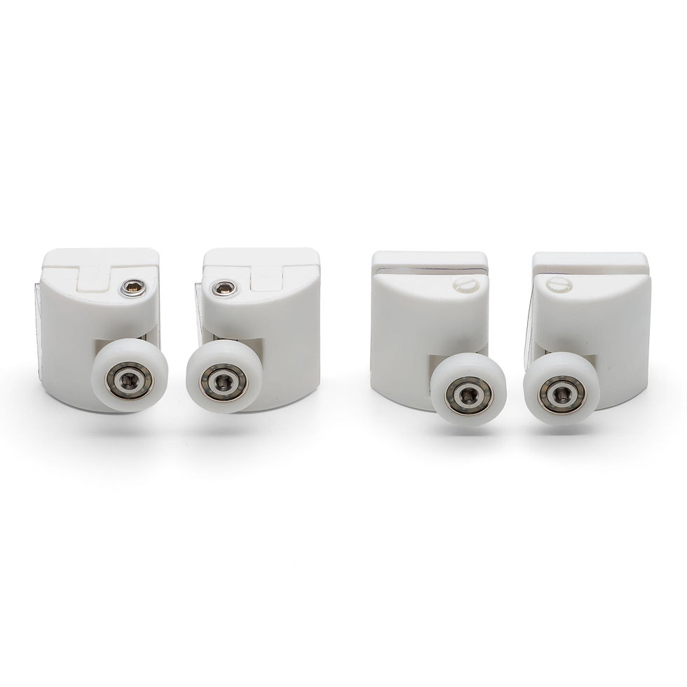 Set of 4 Samo Shower Door Roller/ Rollers/ Flat Wheels /Spare Parts Wheel