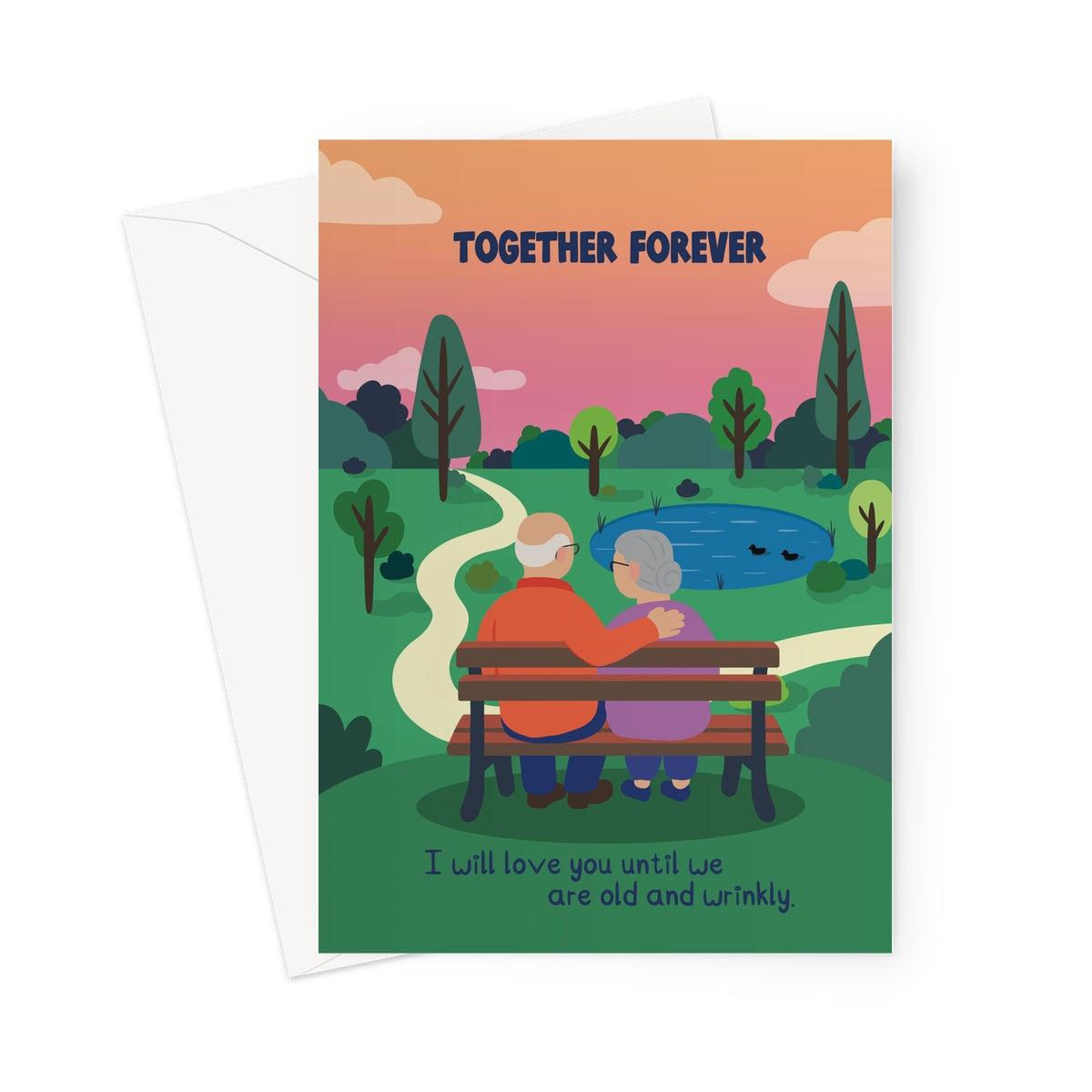 Together Forever Card – Romantic Anniversary or Valentine’s Card