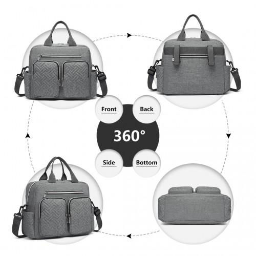 Thumbnail: EQ2248 - Kono Durable And Functional Changing Tote Bag - Grey