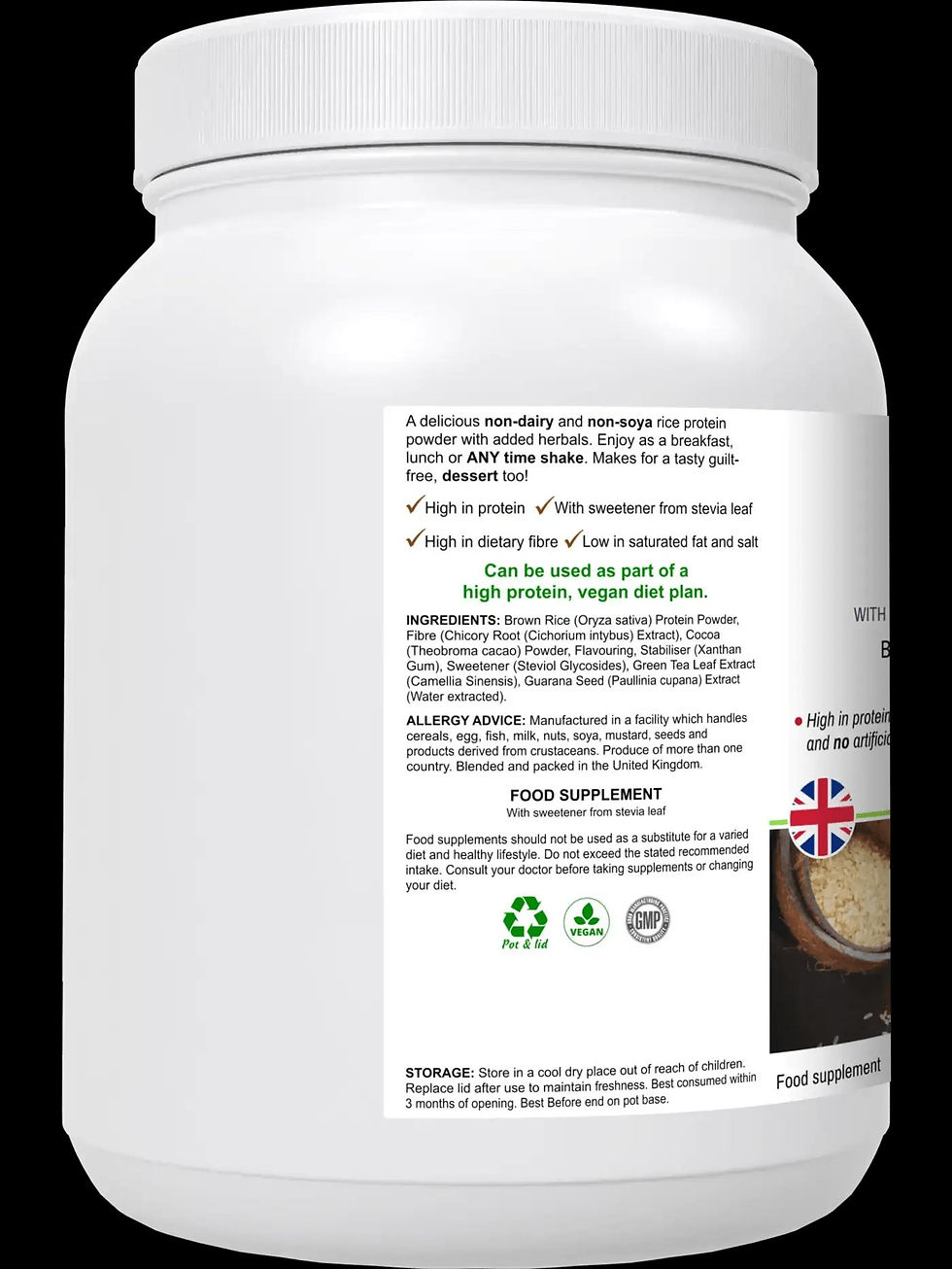 Thumbnail: RicePro - Rice Protein Powder Blend