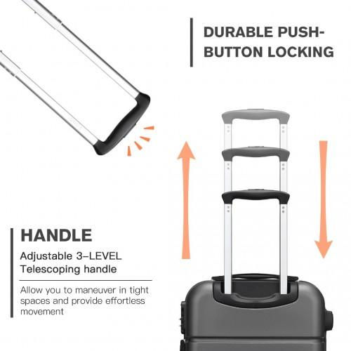 Thumbnail: KSK2485 - Kono 20 Inch Premium ABS Cabin Carry-On Suitcase with Secure