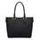 Thumbnail: LG6632 - Miss Lulu Leather Look V-Shape Multicolour Tote Bag - Nude