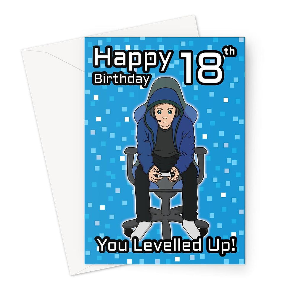 Thumbnail: Video Gamer 18th Birthday Card