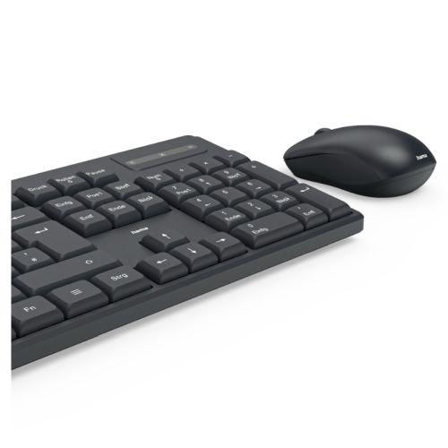 Thumbnail: Hama WKM-100 Wireless Keyboard and Mouse Desktop Kit, Multimedia, Ambidextrous