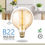 Thumbnail: B22 Bayonet Vintage LED Filament Decorative Light Bulbs | Energy Efficient
