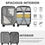 Thumbnail: KSK2485 - Kono 20 Inch Premium ABS Cabin Carry-On Suitcase with Secure