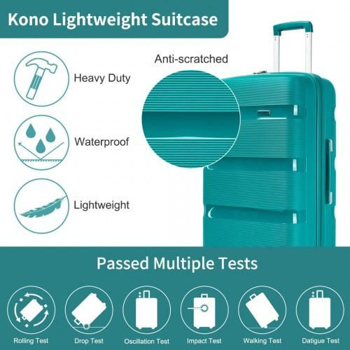 Thumbnail: KSK2492 - Kono 19-Inch PP Hardshell Carry-On Suitcase?Lightweight Cabin Luggage