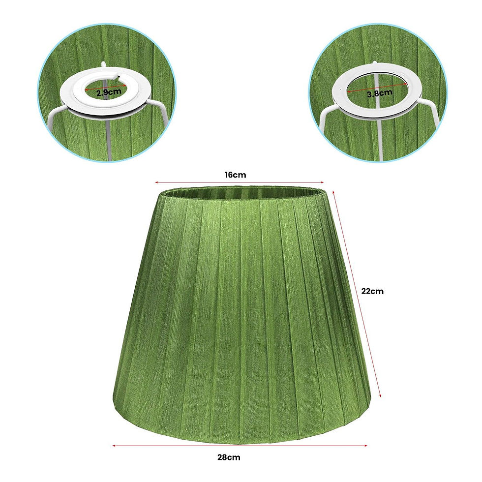 Thumbnail: Modern Fabric Coolie Light Table Lampshade ~ 5491