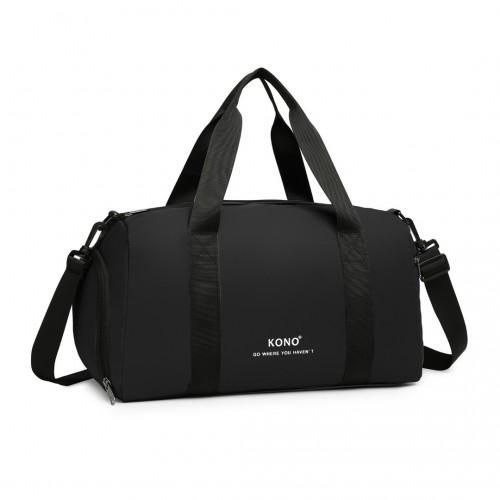 EA2305 - Kono Waterproof Duffel Bag Lightweight Sports Gym Bag With Shoes