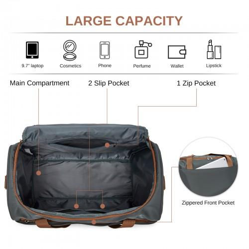 Thumbnail: TVK2521 - Kono Compact and Lightweight 40�30�20 Personal-Item Travel Bag - U-Zip