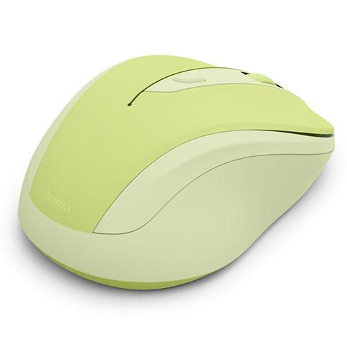 Thumbnail: Hama WM-400 Compact Wireless Optical Mouse, 6 Buttons, 800-1600 DPI, Green