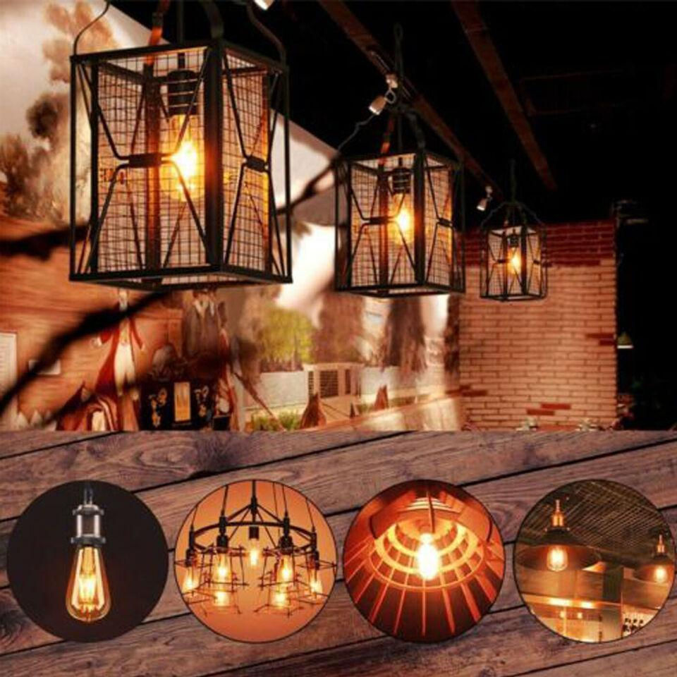 Thumbnail: 4W Retro E27 base Filament LED Edison Bulb Dimmable Decorative~4160