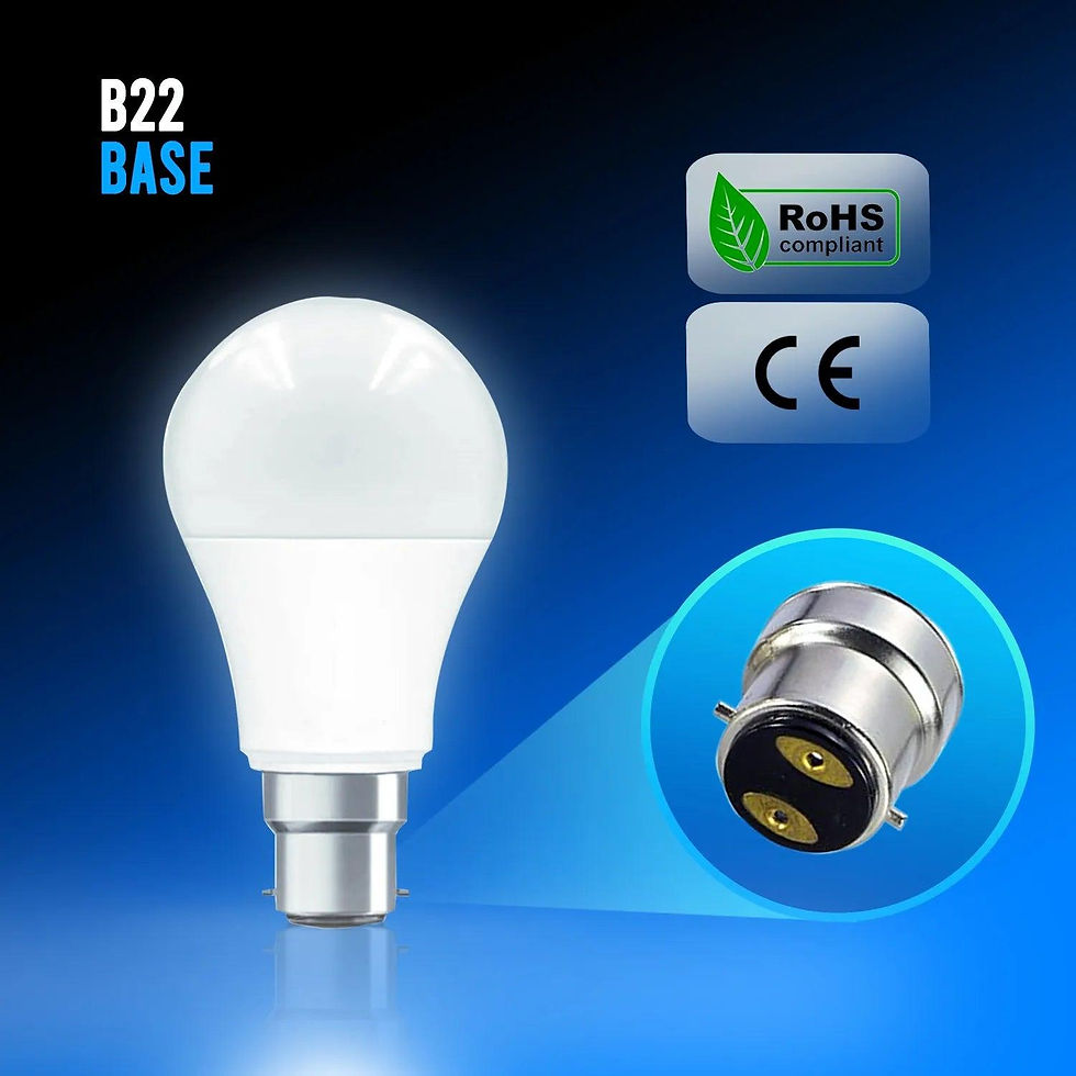 Thumbnail: LED 9W B22 Screw Cool White GLS Light Bulbs 6000K~4417