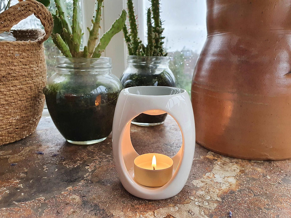 Thumbnail: Wax Melt Starter Gift - with Unscented Tealight and Fragranced Melt