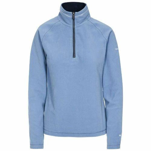 Thumbnail: Ladies Trespass Skylar Half Zip Top Fleece Jumper - Lightweight and Warm
