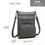 Thumbnail: LB6927 - Miss Lulu Multi Pocket Leather Look RFID-Blocking Cross Body Bag - Grey