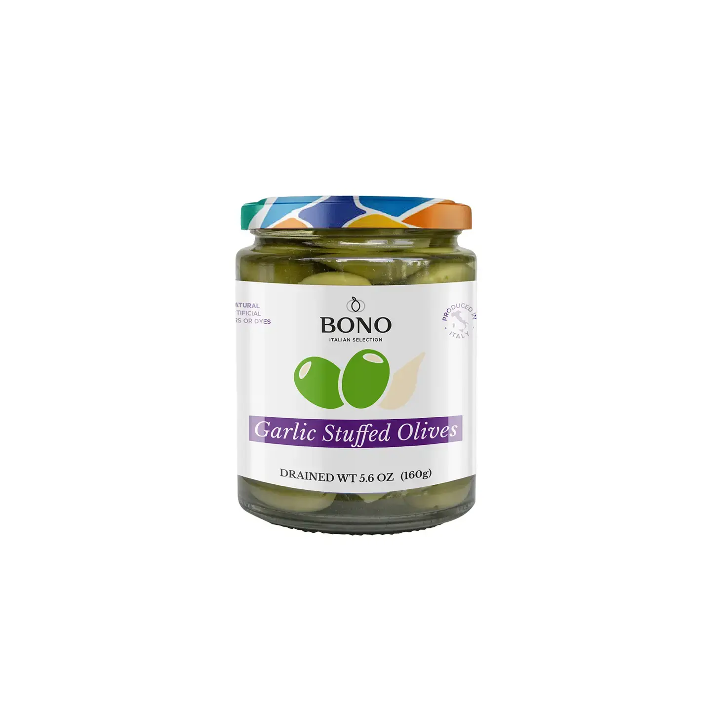 Garlic Stuffed Olives-BONO