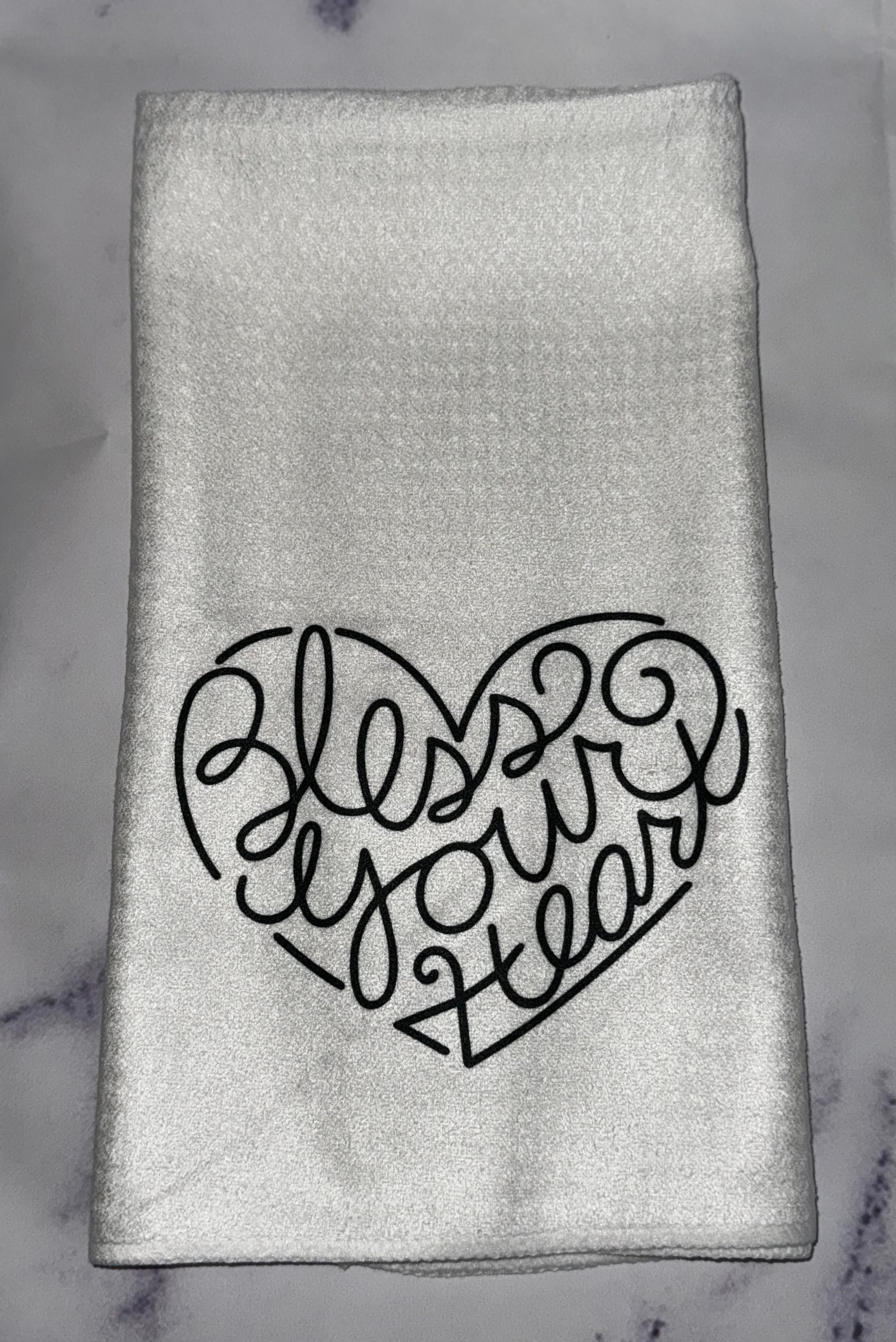 Bless Your Heart Decorative Kitchen Towel