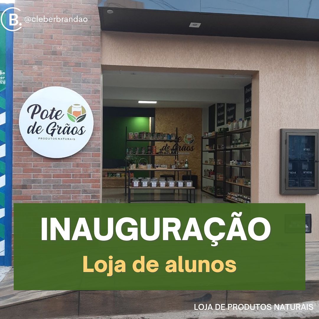 Lojas de Produtos Naturais Cléber Brandão é um bom negocio
