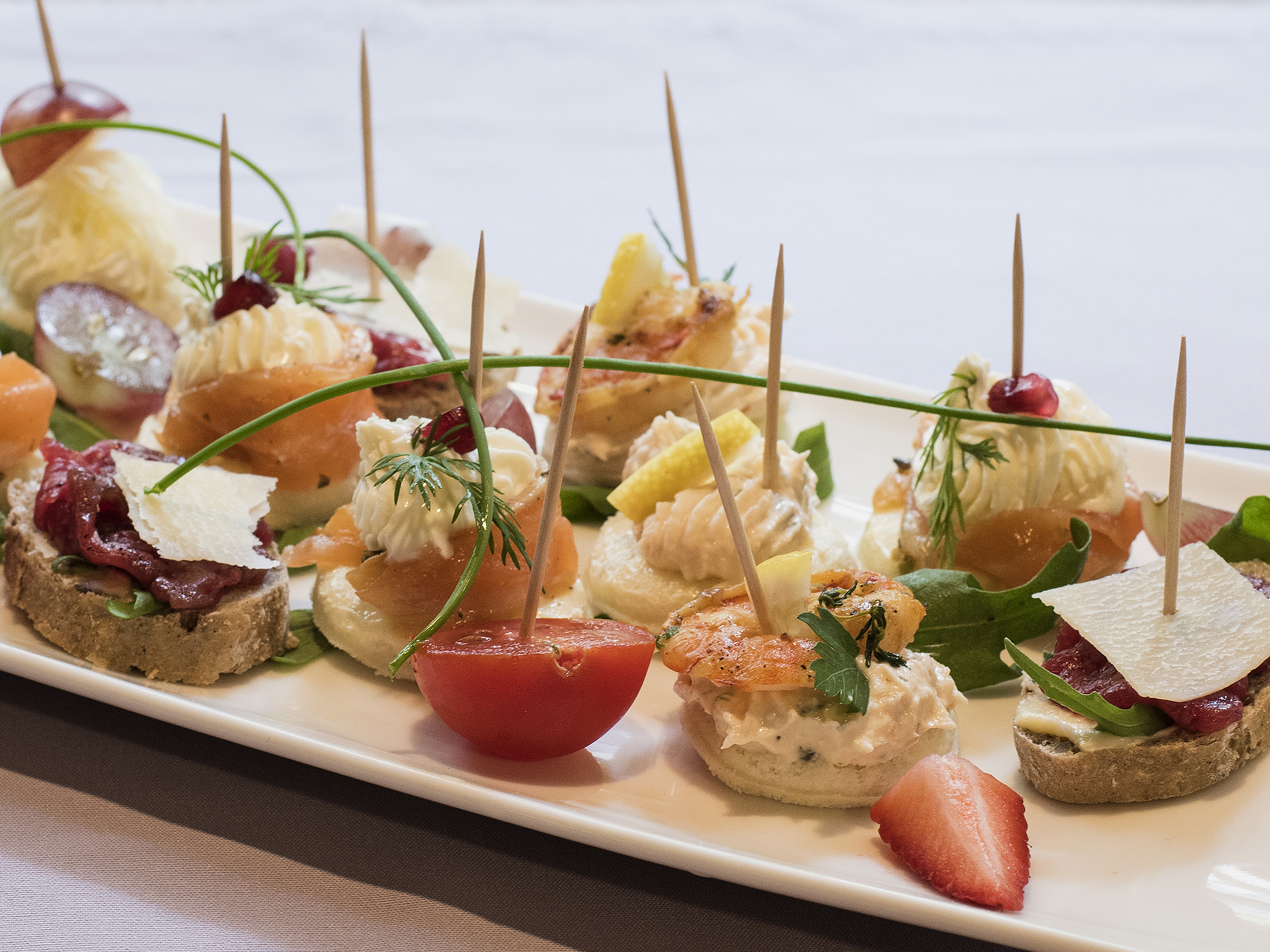 CATERING The Clock bar food