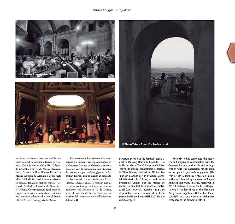 Íliber Ensemble | Golden Book of Music in Spain 2017-2018