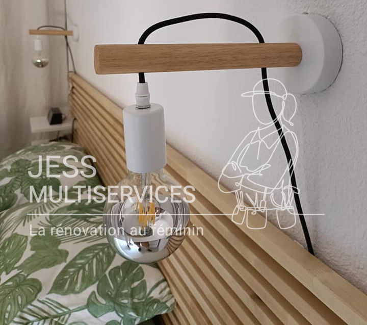 Installation d'appliques murales par Jess Multiservices