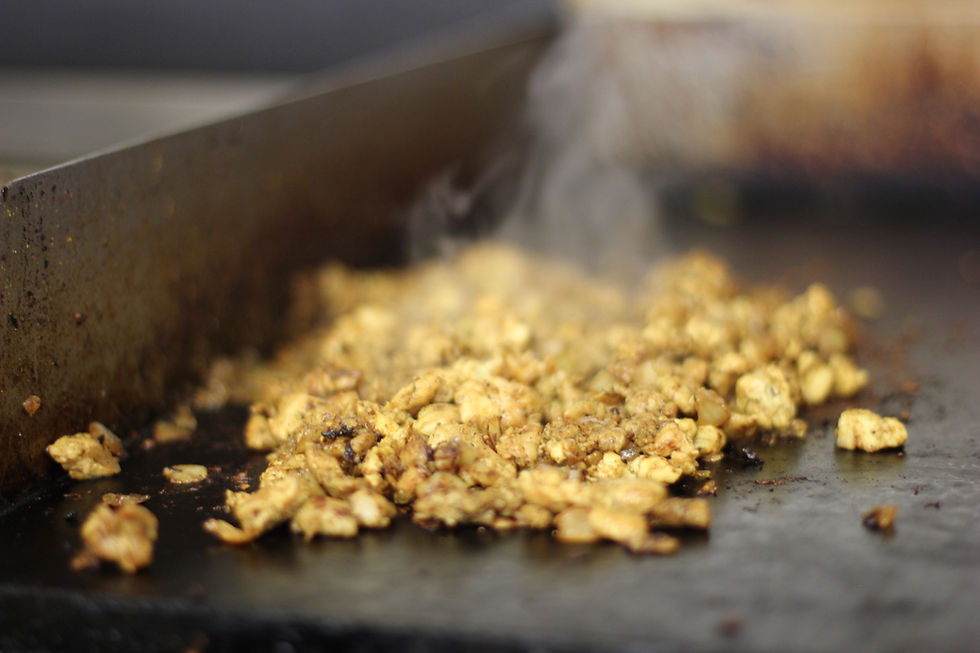 Arranged Food and Objects