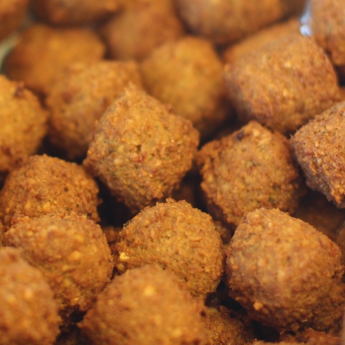 Arranged Food and Objects