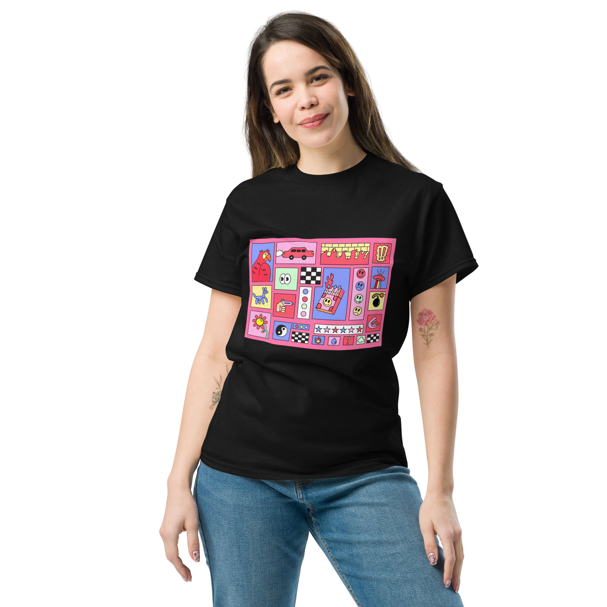 "Acid Collage" by CultureHead Multiple Colors Unisex classic tee