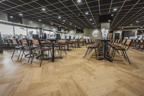 MKM Stadium hospitality flooring The Circle Restaurant