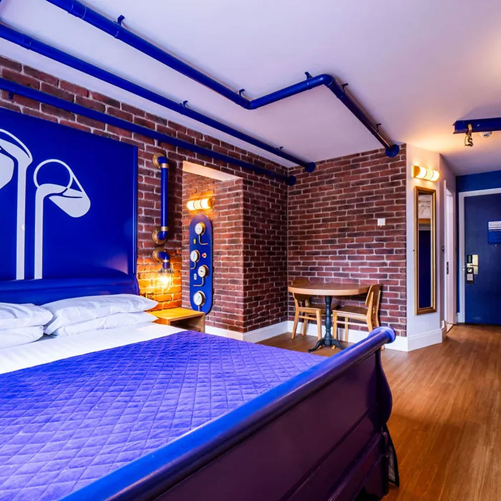 Alton Towers bedroom - Cadbury - Hull flooring