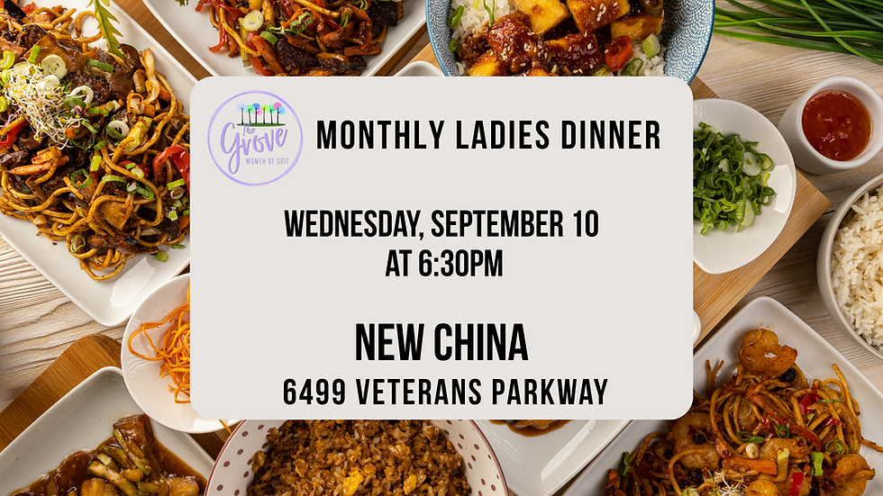The Grove - Monthly Ladies Dinner