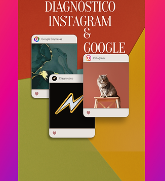 Foto do serviço de diagnóstico de perfil do intagram e google para sua empresa prospectar e vender mais.