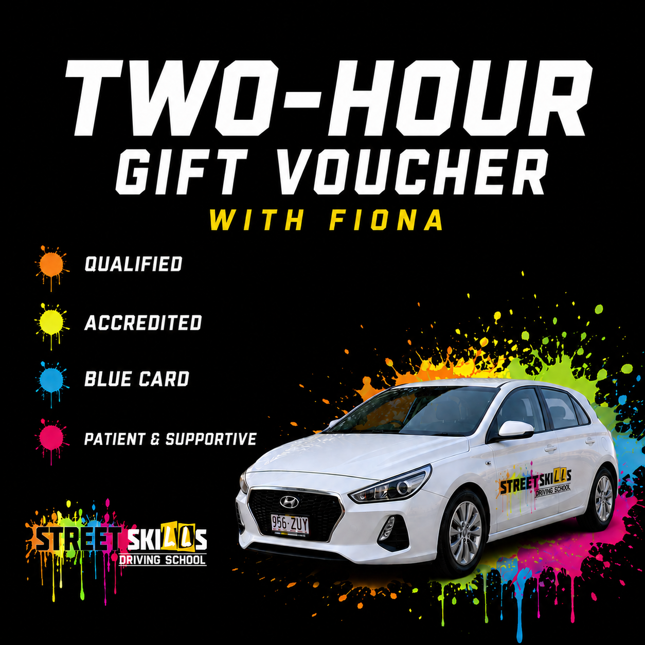 GIFT VOUCHER 2 Hour Auto Lesson