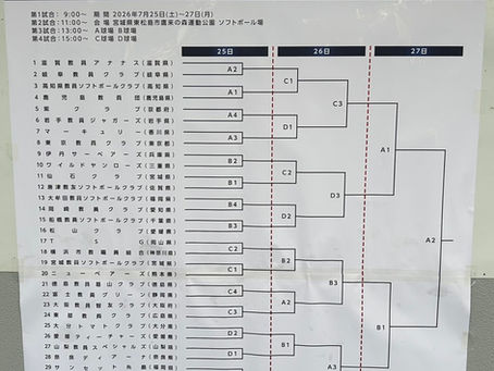 第72回全日本教員ソフトボール大会！