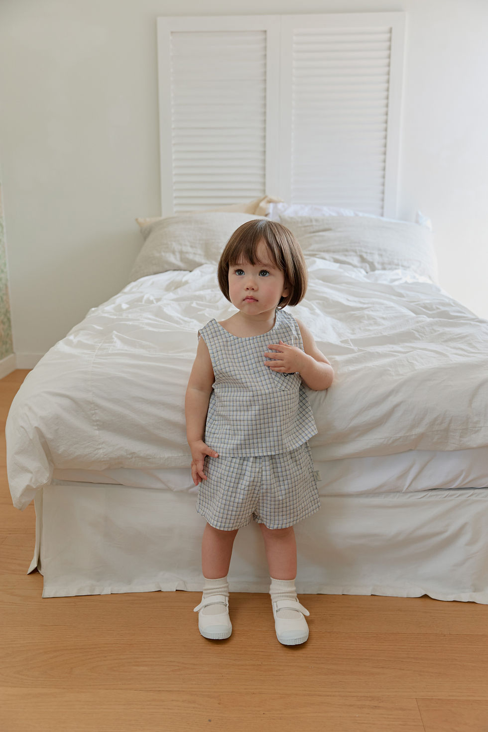 Thumbnail: Check Sleeveless Blouse