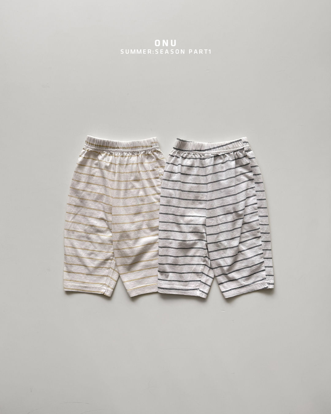 Cropped Striped Pants (8-Length)