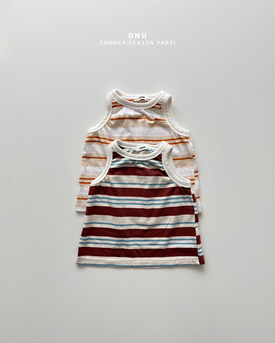 Striped Ribbed Sleeveless Top