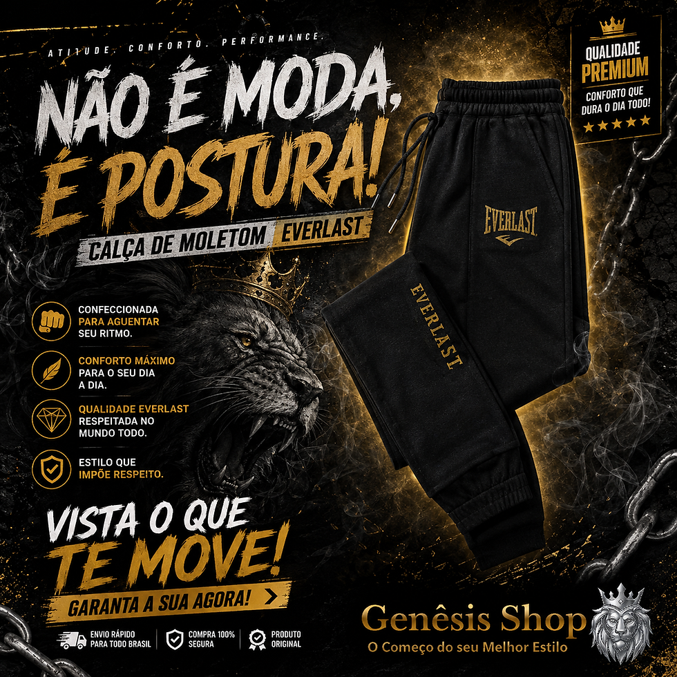 Miniatura: Calça Moletom modelo Everlast varios tamanhos  e Cores