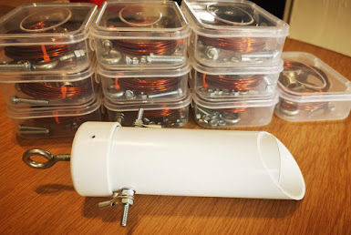 4:1 Balun Kits ready to be build.