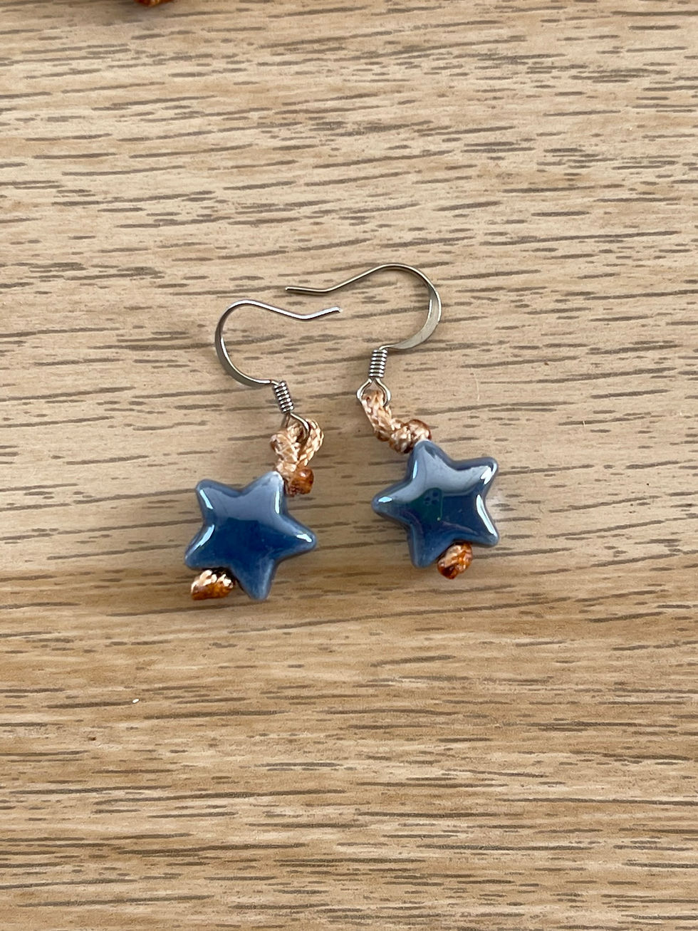 Miniatura: Combo 9 paia di orecchini stelle piccole