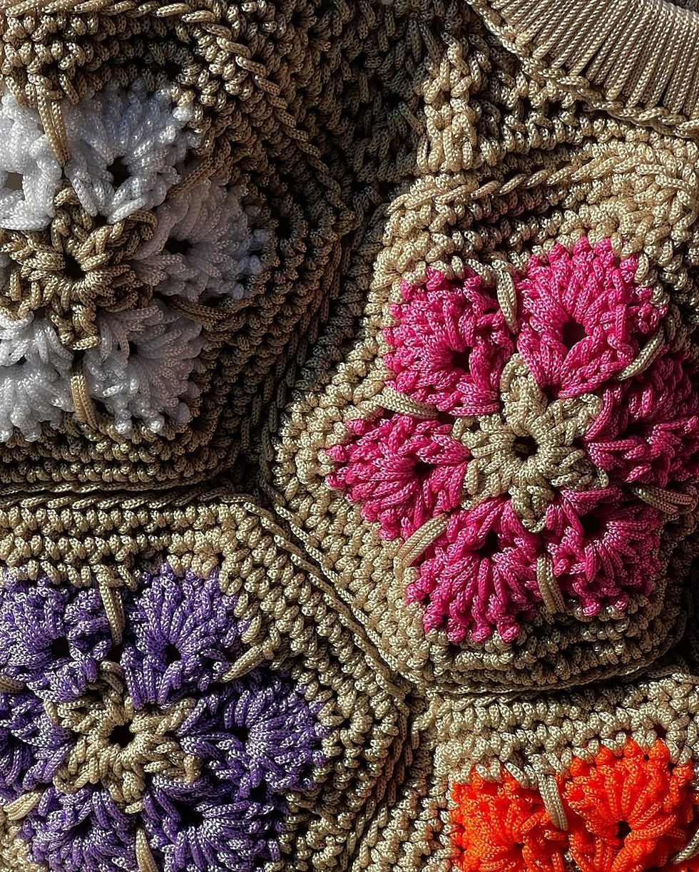 Miniatura: Flowers in cordino