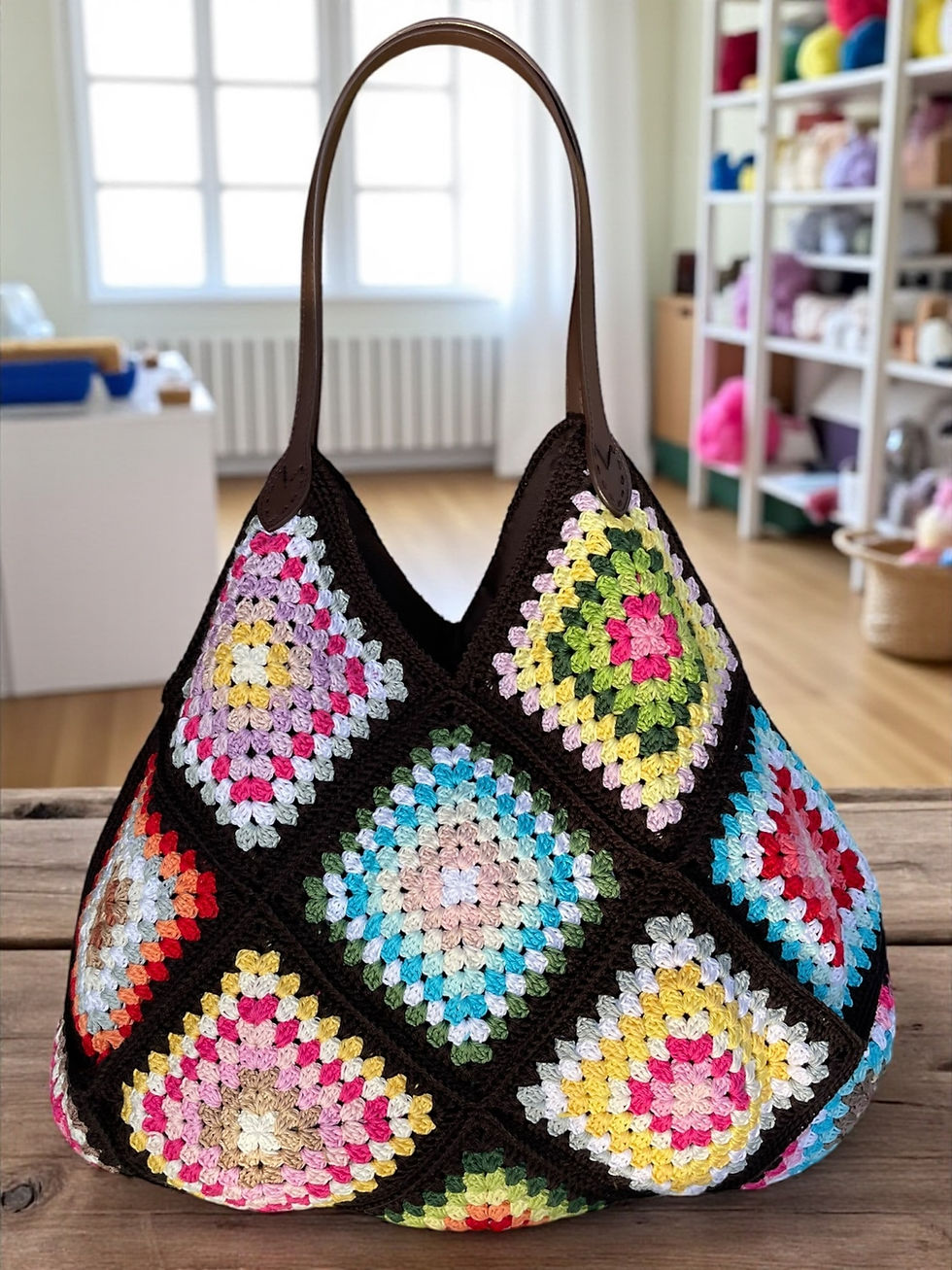 Miniatura: Big Margot bag granny square