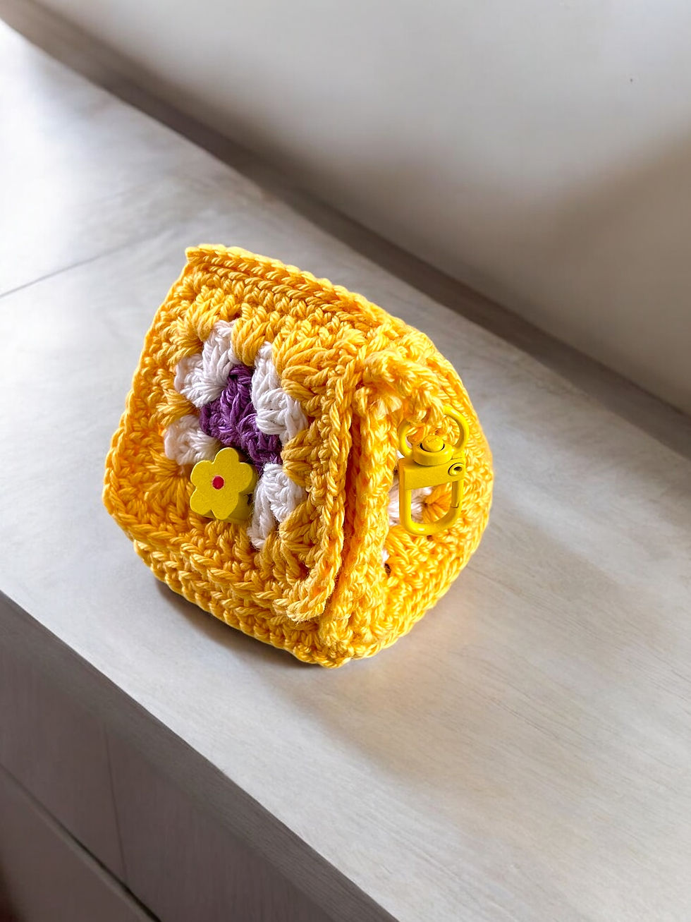 Miniatura: "Piccolino" portachiavi granny small giallo