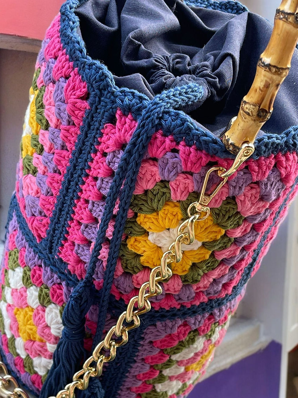 Miniatura: Secchiello Pan Granny Cotone blu