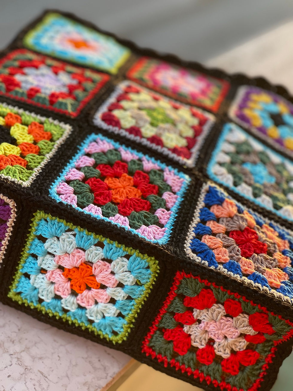Miniatura: Sorellina in cotone con manico in bamboo